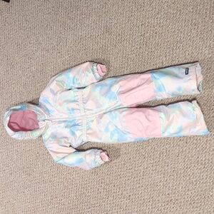 Lands' End Girls Squall Waterproof Insulated Iron Knee Winter Snow Suit - Size 4